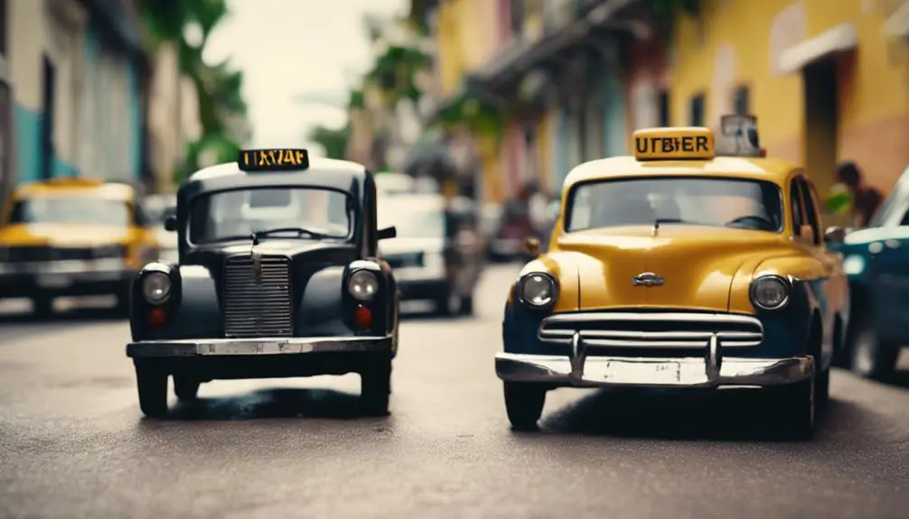comparaison entre coco uber et les taxis traditionnels