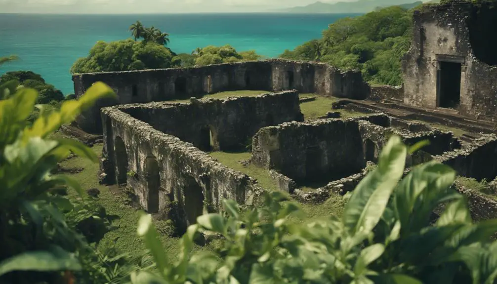 explore the ruins of st pierre