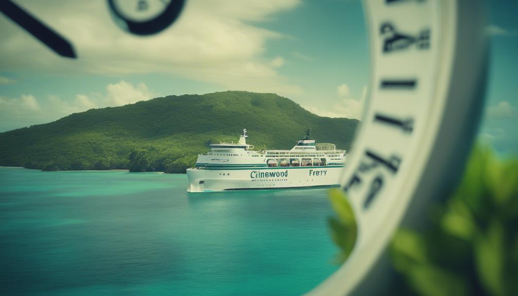 horaires des ferries france guadeloupe