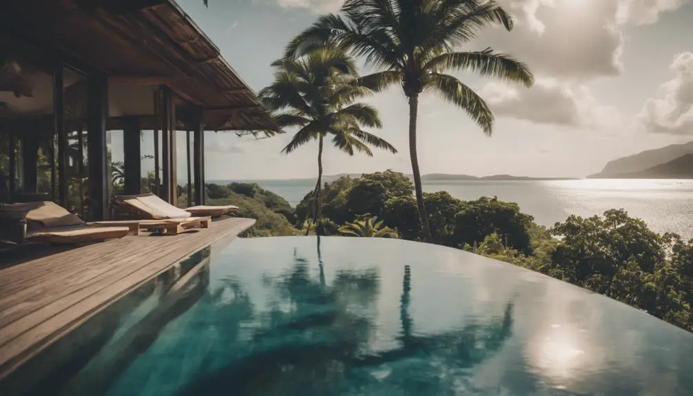 luxurious ocean view villa