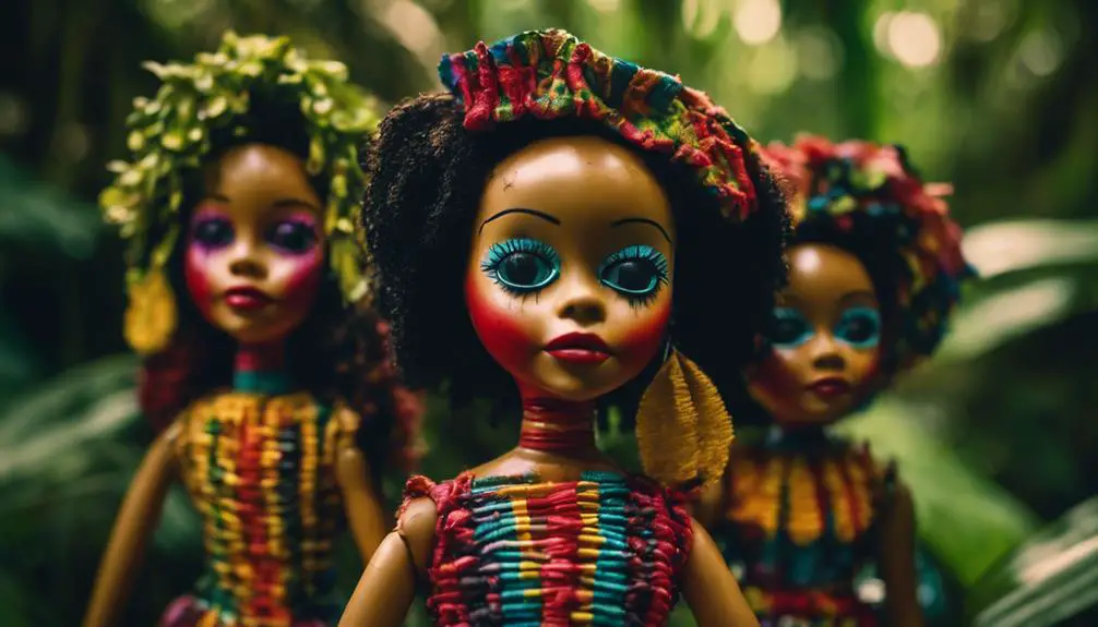 traditional creole doll collection